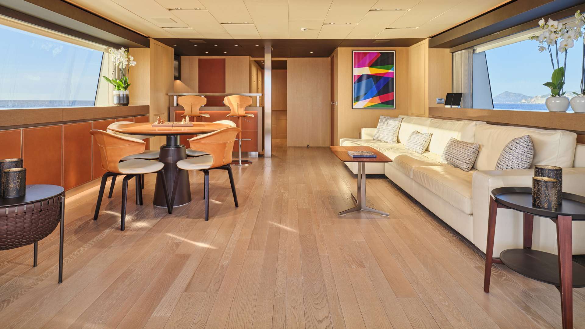 Upper deck salon