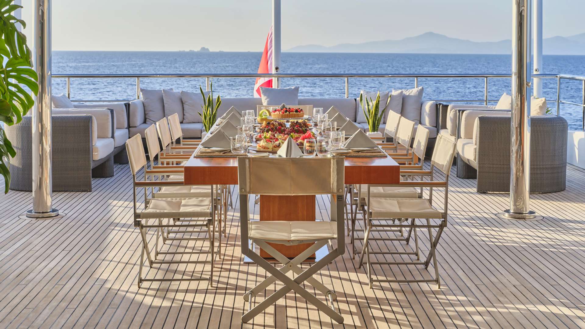 Upper Deck Aft Dining Area