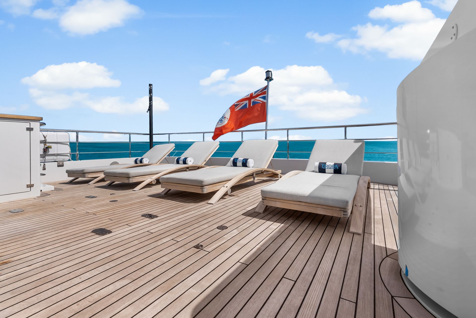 Upper Aft Deck Sun Loungers